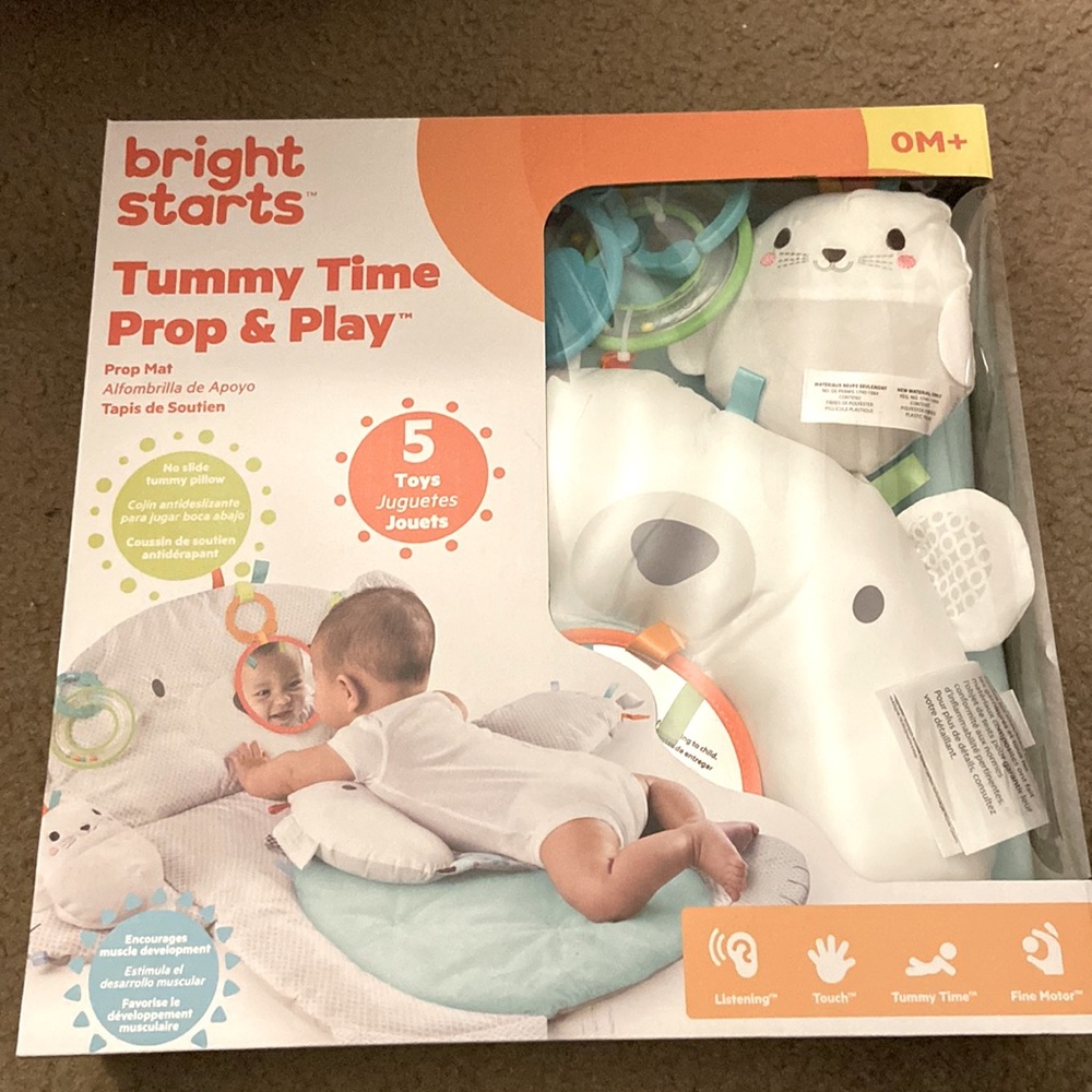 Bright Starts Tummy Time Prop & Play *NEW*